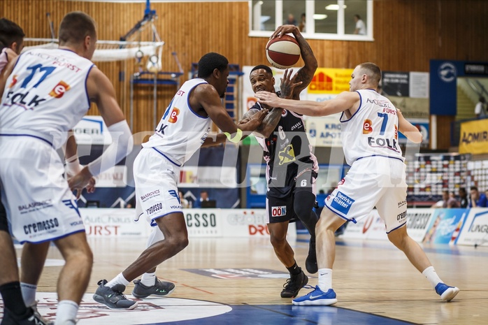 Basketball, Admiral Basketball Superliga 2019/20, Grunddurchgang 3.Runde, Oberwart Gunners, Flyers Wels, Derek Jackson Jr. (6)