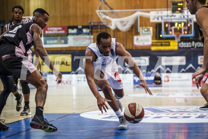 Basketball, Admiral Basketball Superliga 2019/20, Grunddurchgang 3.Runde, Oberwart Gunners, Flyers Wels, Lawrence Alexander (9)