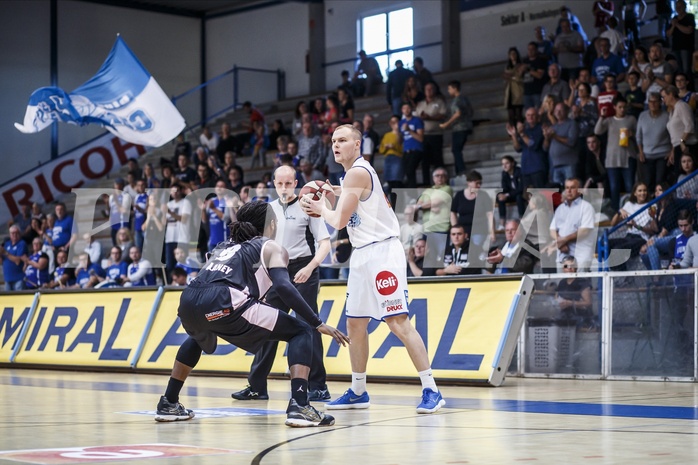 Basketball, Admiral Basketball Superliga 2019/20, Grunddurchgang 3.Runde, Oberwart Gunners, Flyers Wels, Sebastian Käferle (7)