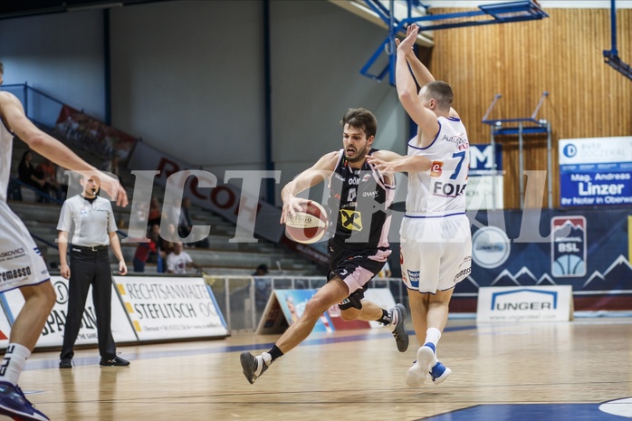 Basketball, Admiral Basketball Superliga 2019/20, Grunddurchgang 3.Runde, Oberwart Gunners, Flyers Wels, Thomas Csebits (4)