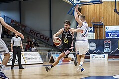Basketball, Admiral Basketball Superliga 2019/20, Grunddurchgang 3.Runde, Oberwart Gunners, Flyers Wels, Thomas Csebits (4)
