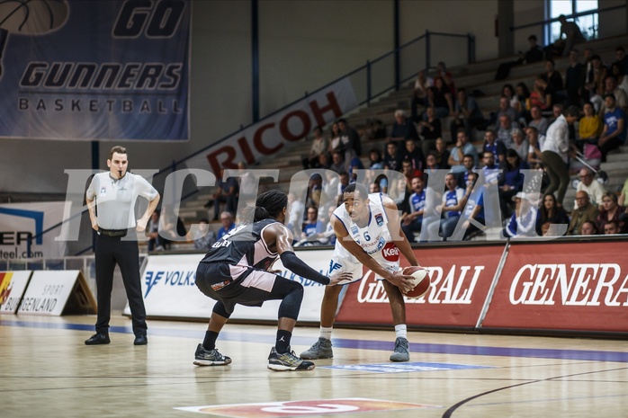 Basketball, Admiral Basketball Superliga 2019/20, Grunddurchgang 3.Runde, Oberwart Gunners, Flyers Wels, Lawrence Alexander (9)