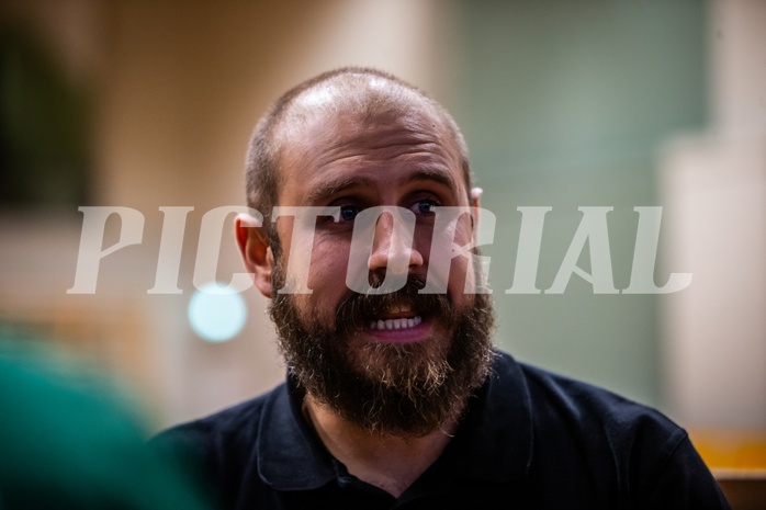 Basketball, Basketball Zweite Liga, Grunddurchgang 4.Runde, Mattersburg Rocks, Dornbirn Lions, Borja San Miguel (Head Coach)