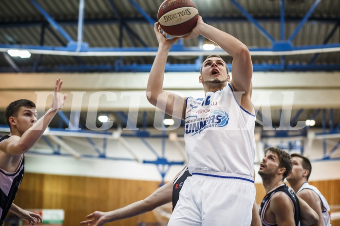 Basketball, Admiral Basketball Superliga 2019/20, Grunddurchgang 3.Runde, Oberwart Gunners, Flyers Wels, Renato Poljak (16)