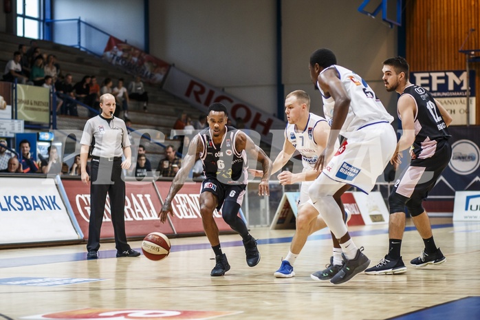 Basketball, Admiral Basketball Superliga 2019/20, Grunddurchgang 3.Runde, Oberwart Gunners, Flyers Wels, Derek Jackson Jr. (6)