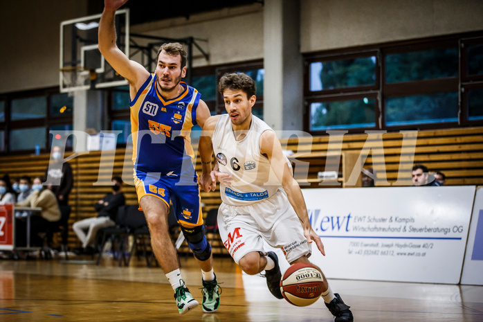 Basketball, Basketball Zweite Liga, Grunddurchgang 4.Runde, Mattersburg Rocks, BBU Salzburg, Jan NICOLI (6)