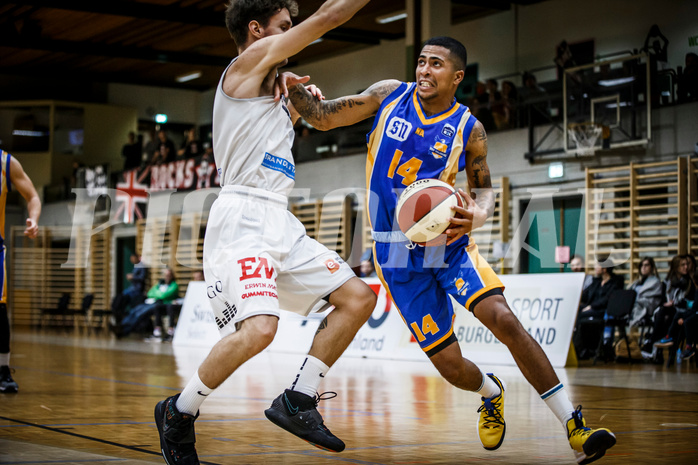 Basketball, Basketball Zweite Liga, Grunddurchgang 4.Runde, Mattersburg Rocks, BBU Salzburg, R. De La Cruz (14)