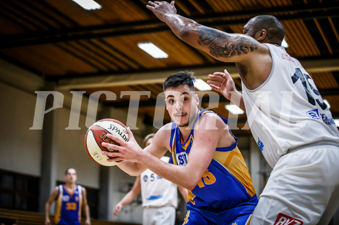 Basketball, Basketball Zweite Liga, Grunddurchgang 4.Runde, Mattersburg Rocks, BBU Salzburg, M. Rakic (15)