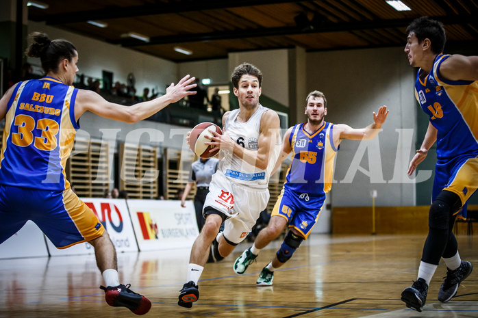 Basketball, Basketball Zweite Liga, Grunddurchgang 4.Runde, Mattersburg Rocks, BBU Salzburg, Jan NICOLI (6)