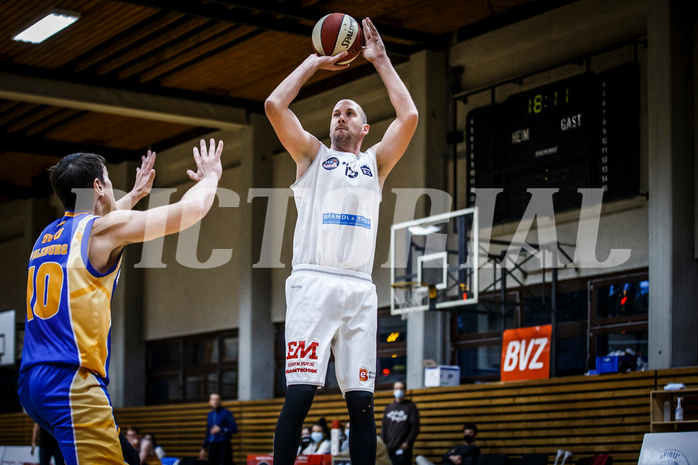Basketball, Basketball Zweite Liga, Grunddurchgang 4.Runde, Mattersburg Rocks, BBU Salzburg, Corey HALLETT (13)