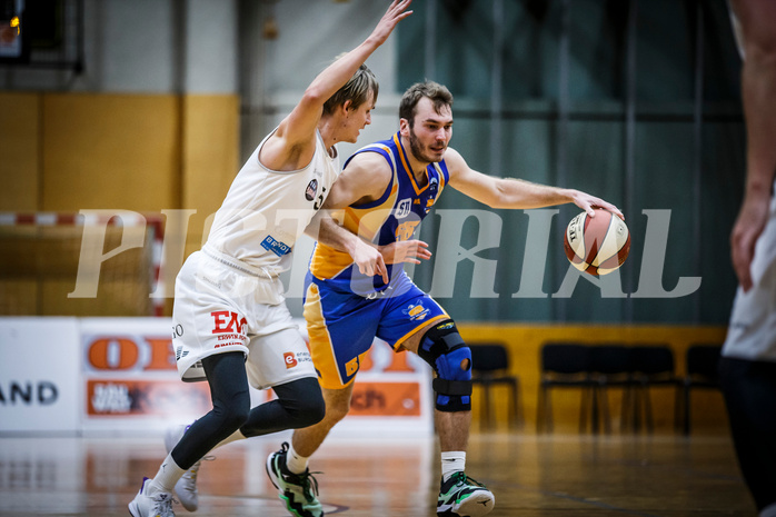 Basketball, Basketball Zweite Liga, Grunddurchgang 4.Runde, Mattersburg Rocks, BBU Salzburg, Luka Milovac (55)