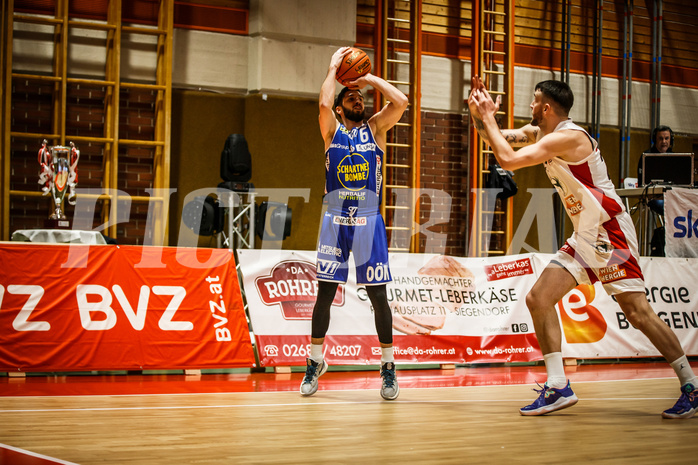 Basketball, Basketball Austria, Cup Final Four 2021/22 
Halbfinale 2, BC Vienna, Gmunden Swans, Daniel Friedrich (6)