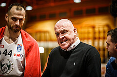 Basketball, Basketball Austria, Cup Final Four 2021/22 
Halbfinale 2, BC Vienna, Gmunden Swans, Aramis Naglic (Head Coach)