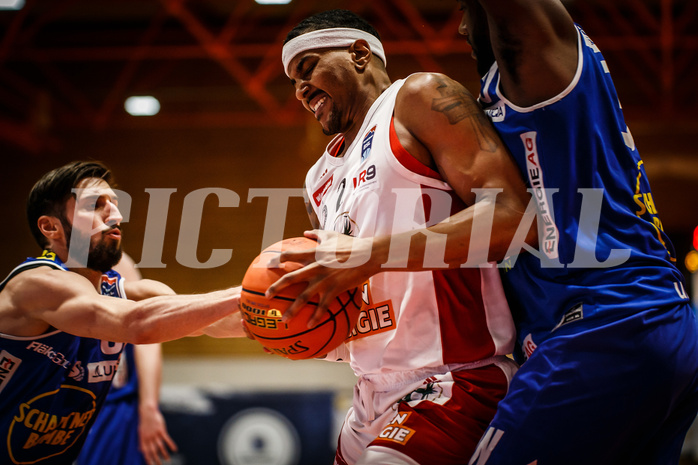 Basketball, Basketball Austria, Cup Final Four 2021/22 
Halbfinale 2, BC Vienna, Gmunden Swans, Michael Hughes (2)