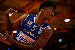 Basketball, Basketball Austria, Cup Final Four 2021/22 
Halbfinale 1, BBC Nord Dragonz, Oberwart Gunners, Rob Howard (5)