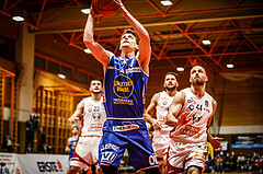 Basketball, Basketball Austria, Cup Final Four 2021/22 
Halbfinale 2, BC Vienna, Gmunden Swans, Benedikt Güttl (7)