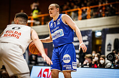 Basketball, Basketball Austria, Cup Final Four 2021/22 
Halbfinale 1, BBC Nord Dragonz, Oberwart Gunners, Sebastian Käferle (7)