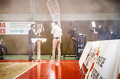 Basketball, Basketball Austria, Cup Final Four 2021/22 
Halbfinale 1, BBC Nord Dragonz, Oberwart Gunners, #featured sky kommentator ochsenhofer