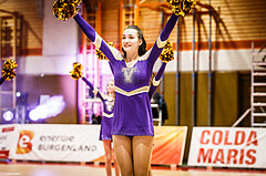 Basketball, Basketball Austria, Cup Final Four 2021/22 
Halbfinale 1, BBC Nord Dragonz, Oberwart Gunners, #featured dancers