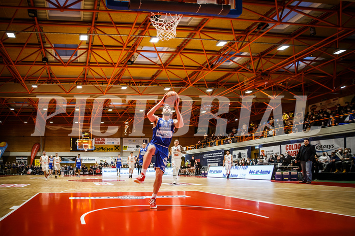 Basketball, Basketball Austria, Cup Final Four 2021/22 
Halbfinale 1, BBC Nord Dragonz, Oberwart Gunners, Ioannis Chatzinikolas (11)