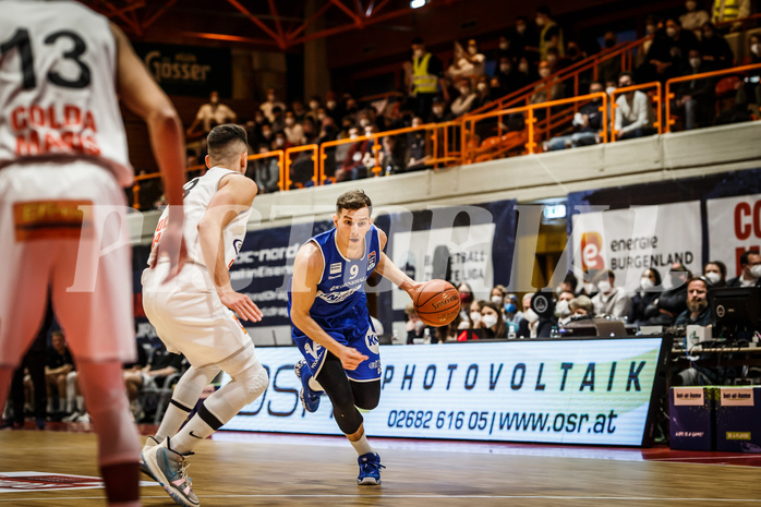Basketball, Basketball Austria, Cup Final Four 2021/22 
Halbfinale 1, BBC Nord Dragonz, Oberwart Gunners, Edi Patekar (9)