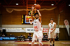 Basketball, Basketball Austria, Cup Final Four 2021/22 
Halbfinale 1, BBC Nord Dragonz, Oberwart Gunners, Kyran Jordan Mc Clure (13)