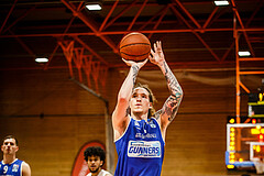 Basketball, Basketball Austria, Cup Final Four 2021/22 
Halbfinale 1, BBC Nord Dragonz, Oberwart Gunners, Travis Atson (4)