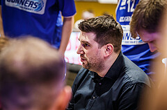 Basketball, Basketball Austria, Cup Final Four 2021/22 
Halbfinale 1, BBC Nord Dragonz, Oberwart Gunners, Horst Leitner (Coach)