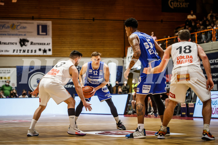 Basketball, Basketball Austria, Cup Final Four 2021/22 
Halbfinale 1, BBC Nord Dragonz, Oberwart Gunners, Jonathan Knessl (12)