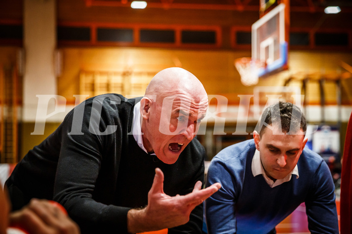 Basketball, Basketball Austria, Cup Final Four 2021/22 
Halbfinale 2, BC Vienna, Gmunden Swans, Aramis Naglic (Head Coach)