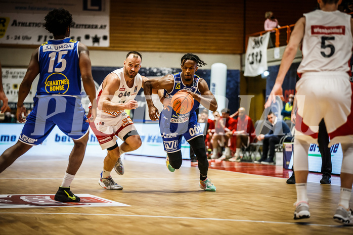 Basketball, Basketball Austria, Cup Final Four 2021/22 
Halbfinale 2, BC Vienna, Gmunden Swans, Cederic Anders (2)
