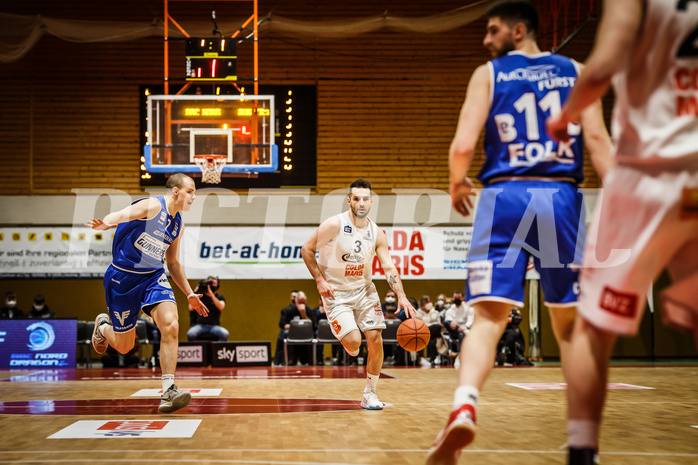 Basketball, Basketball Austria, Cup Final Four 2021/22 
Halbfinale 1, BBC Nord Dragonz, Oberwart Gunners, Petar Cosic (3)
