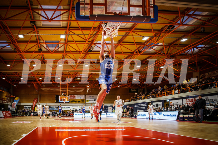 Basketball, Basketball Austria, Cup Final Four 2021/22 
Halbfinale 1, BBC Nord Dragonz, Oberwart Gunners, Ioannis Chatzinikolas (11)