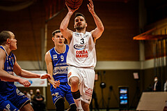 Basketball, Basketball Austria, Cup Final Four 2021/22 
Halbfinale 1, BBC Nord Dragonz, Oberwart Gunners, Petar Cosic (3)