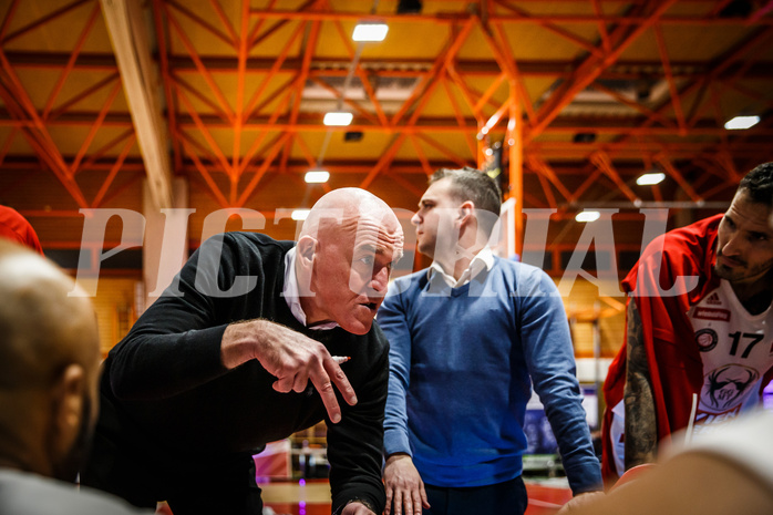 Basketball, Basketball Austria, Cup Final Four 2021/22 
Halbfinale 2, BC Vienna, Gmunden Swans, Aramis Naglic (Head Coach)