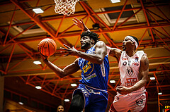 Basketball, Basketball Austria, Cup Final Four 2021/22 
Halbfinale 2, BC Vienna, Gmunden Swans, Stephon Jelks (15)