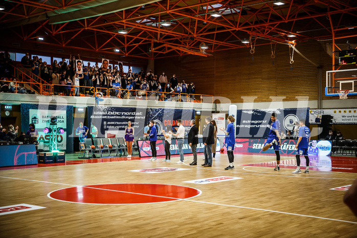 Basketball, Basketball Austria, Cup Final Four 2021/22 
Halbfinale 1, BBC Nord Dragonz, Oberwart Gunners, Oberwart Gunners