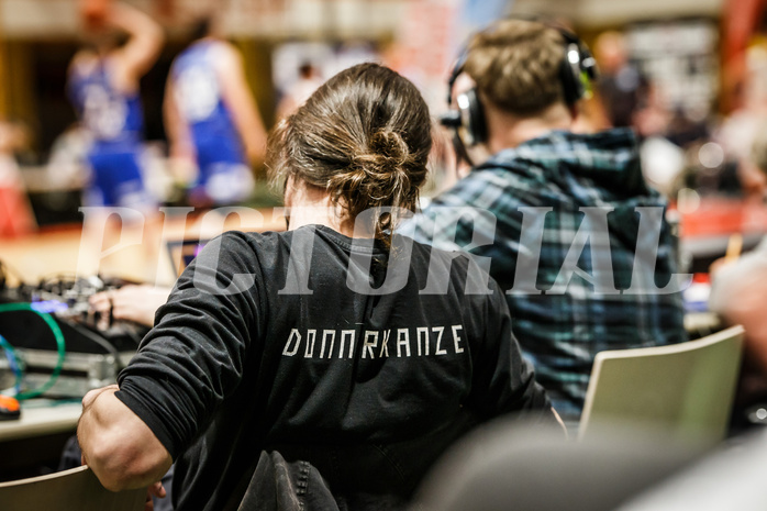 Basketball, Basketball Austria, Cup Final Four 2021/22 
Halbfinale 1, BBC Nord Dragonz, Oberwart Gunners, #featured donnerkanzel