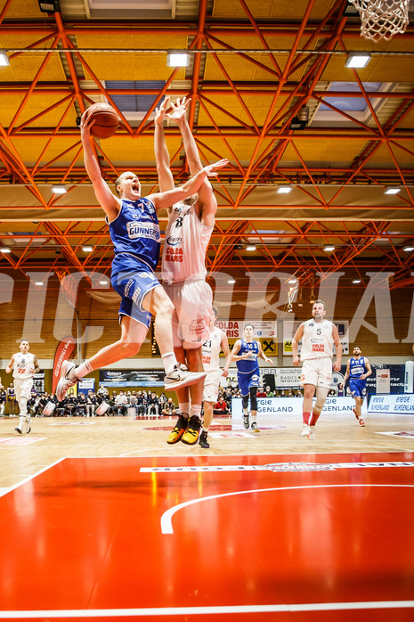 Basketball, Basketball Austria, Cup Final Four 2021/22 
Halbfinale 1, BBC Nord Dragonz, Oberwart Gunners, Sebastian Käferle (7)