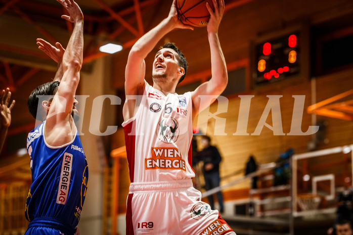 Basketball, Basketball Austria, Cup Final Four 2021/22 
Halbfinale 2, BC Vienna, Gmunden Swans, Bogic Vujosevic (5)
