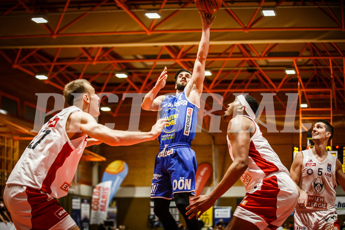 Basketball, Basketball Austria, Cup Final Four 2021/22 
Halbfinale 2, BC Vienna, Gmunden Swans, Daniel Friedrich (6)
