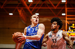 Basketball, Basketball Austria, Cup Final Four 2021/22 
Halbfinale 1, BBC Nord Dragonz, Oberwart Gunners, Sebastian Käferle (7)