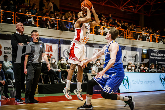 Basketball, Basketball Austria, Cup Final Four 2021/22 
Halbfinale 2, BC Vienna, Gmunden Swans, Andre Jones (21)
