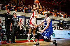 Basketball, Basketball Austria, Cup Final Four 2021/22 
Halbfinale 2, BC Vienna, Gmunden Swans, Andre Jones (21)