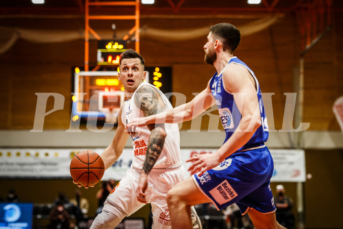 Basketball, Basketball Austria, Cup Final Four 2021/22 
Halbfinale 1, BBC Nord Dragonz, Oberwart Gunners, Petar Zivkovic (8)