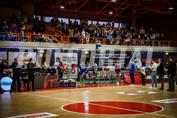 Basketball, Basketball Austria, Cup Final Four 2021/22 
Halbfinale 1, BBC Nord Dragonz, Oberwart Gunners, Oberwart Gunners