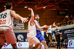 Basketball, Basketball Austria, Cup Final Four 2021/22 
Halbfinale 1, BBC Nord Dragonz, Oberwart Gunners, Ioannis Chatzinikolas (11)
