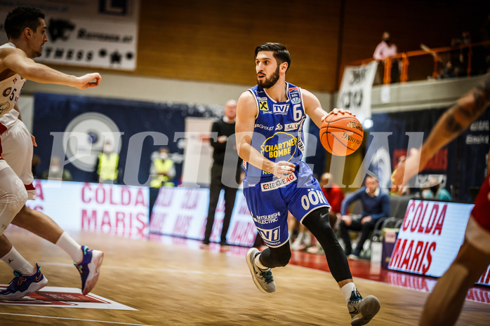 Basketball, Basketball Austria, Cup Final Four 2021/22 
Halbfinale 2, BC Vienna, Gmunden Swans, Daniel Friedrich (6)