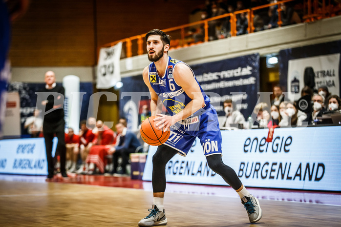 Basketball, Basketball Austria, Cup Final Four 2021/22 
Halbfinale 2, BC Vienna, Gmunden Swans, Daniel Friedrich (6)