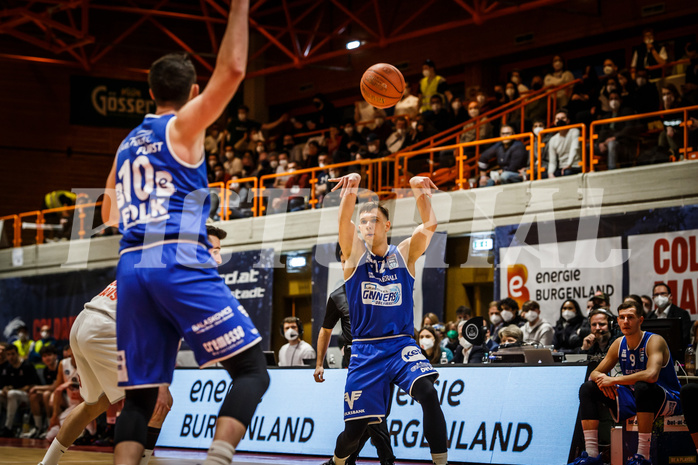 Basketball, Basketball Austria, Cup Final Four 2021/22 
Halbfinale 1, BBC Nord Dragonz, Oberwart Gunners, Jonathan Knessl (12)